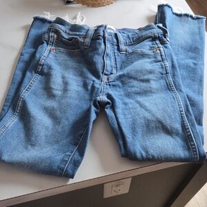 J. Crew Women's Cropped Blue Jeans